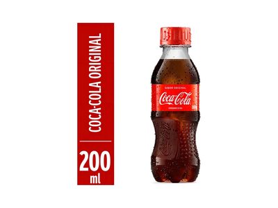 REFRIGERANTE COCA-COLA PET 1 UNIDADE DE200ML