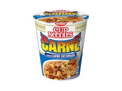 MACARRÃO INSTANTÂNEO CARNE DEFUMADA CUP NOODLES COPO 69G