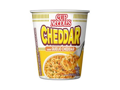 MACARRÃO INSTANTÂNEO QUEIJO CHEDDAR CUP NOODLES COPO 69G