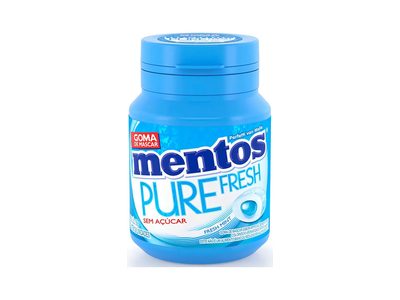 CHICLETE MENTOS PURE FRESH MINT SEM AÇÚCAR 56G