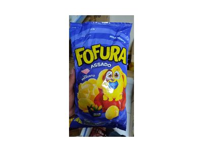 SALGADINHO DE MILHO EM CONCHA SABOR PRESUNTO 60G FOFURA
