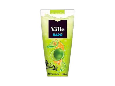 SUCO DE FRUTAS CÍTRICAS DEL VALLE KAPO SEM GLÚTEN 200 ML