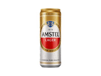 CERVEJA AMSTEL PURO MALTE LAGER LATA 350ML