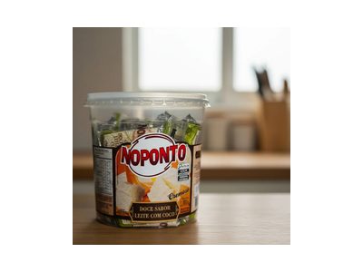 DOCE DE LEITE C/COCO CREMOSO NOPONTO C/20 UNIDADES