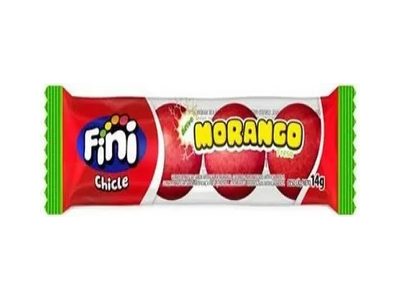 CHICLETE FINI MORANGO COM MORANGO 14 G